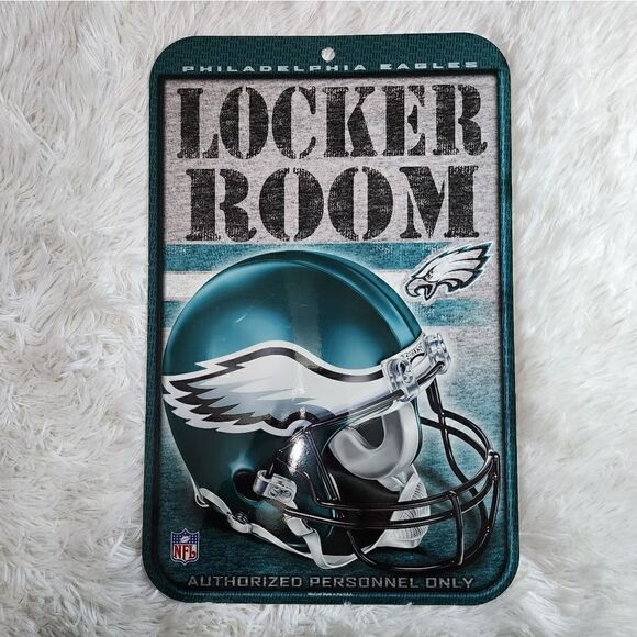 Philadelphia Eagles Helmet Locker Room Sign🦅 - Picture 1 of 6